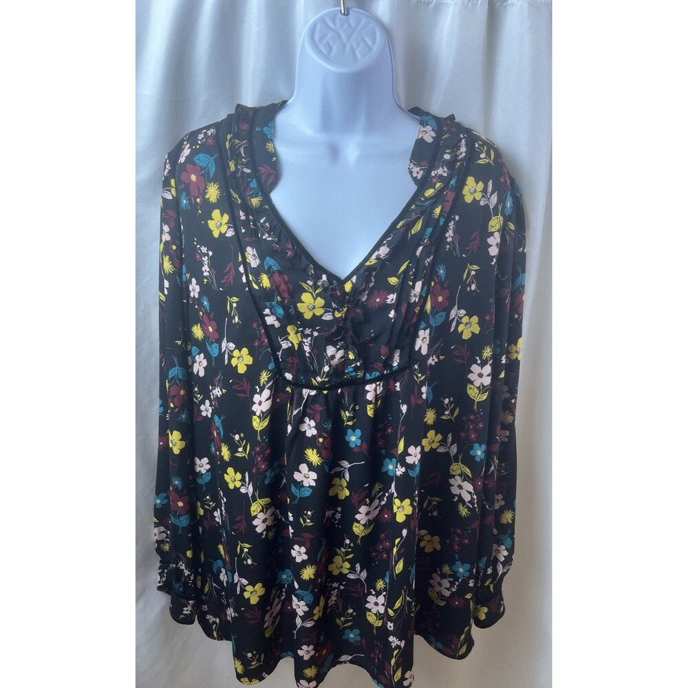 The Pioneer Woman Woman’s Plus Floral Blouse Size XXL Cottagecore Boho
